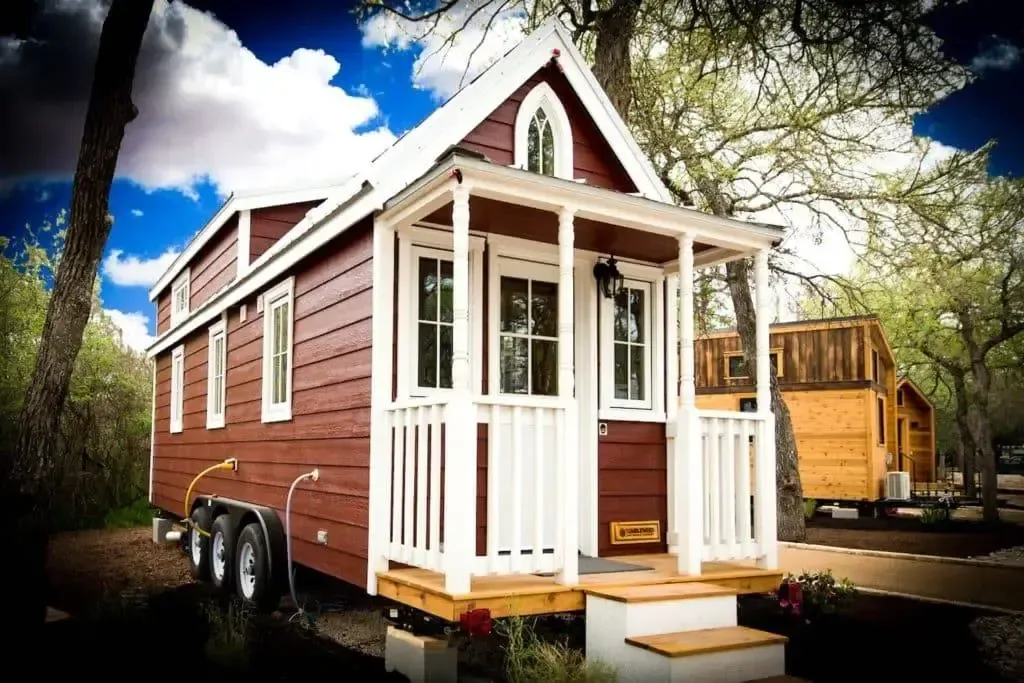 A park model tiny home built for long-term living