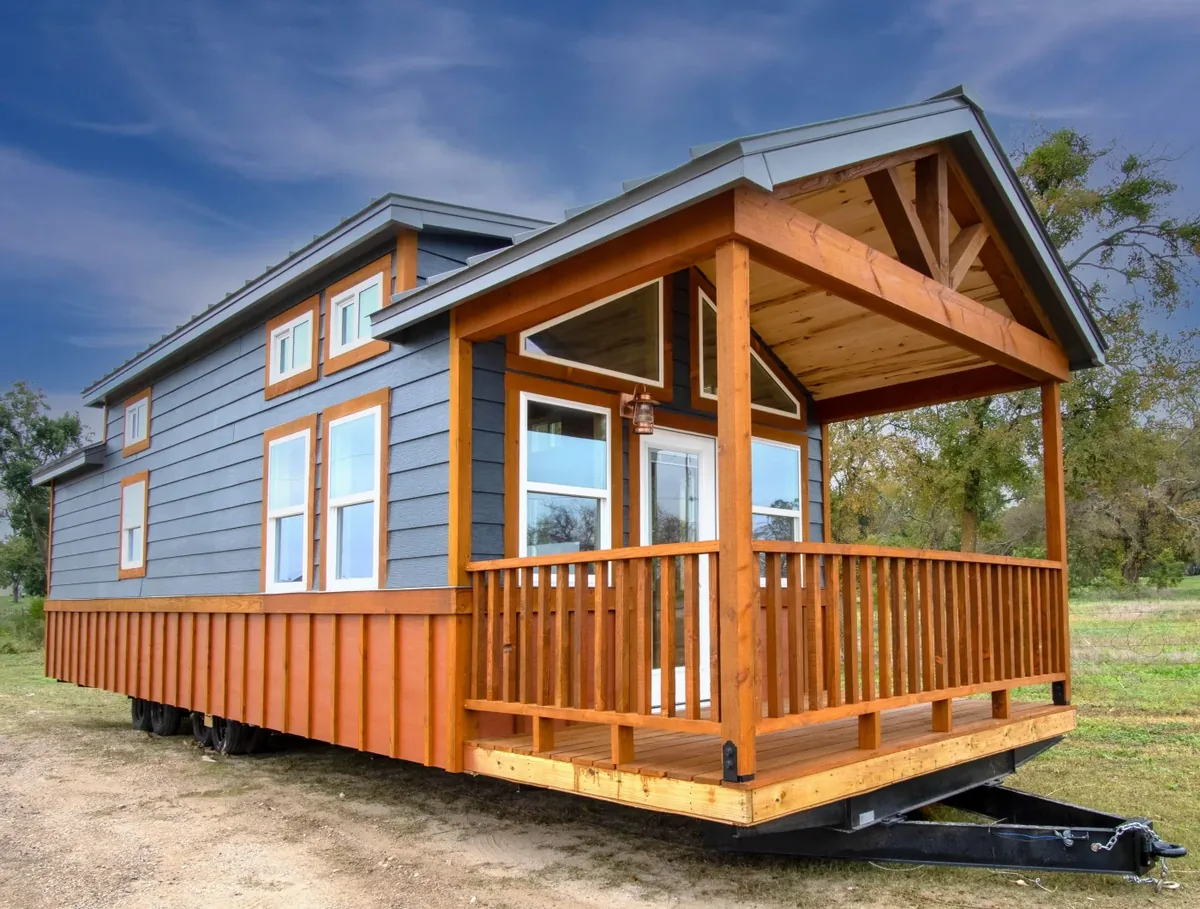 A professionally built Snake River Tiny Homes park model tiny home