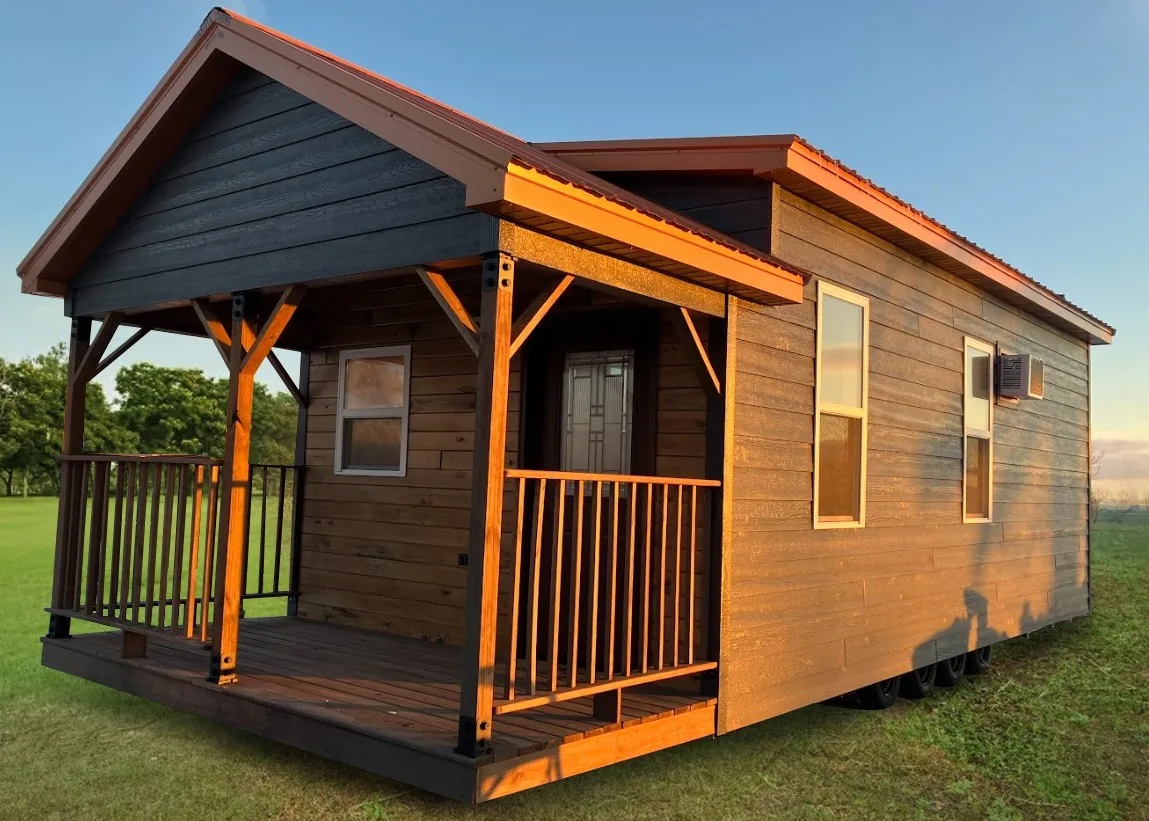 A park model tiny home in the Wood River Valley near Hailey