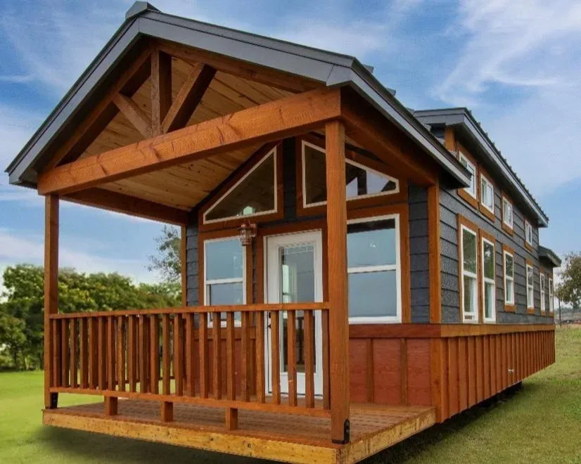 A park model tiny home cabin near Island Park and Yellowstone