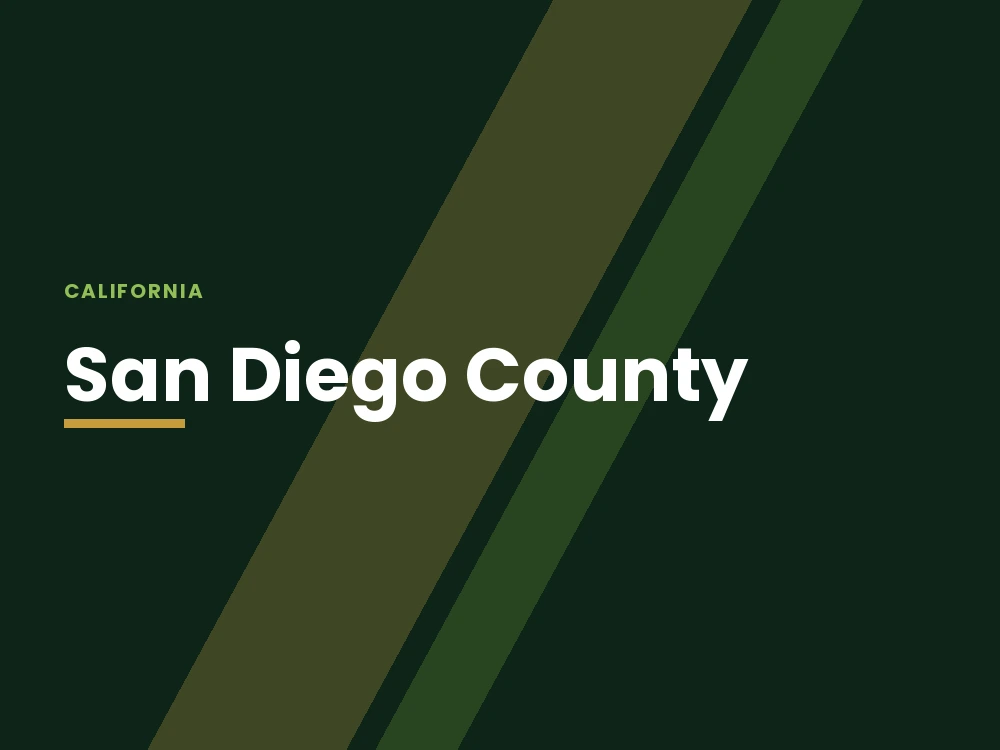 San Diego County, California